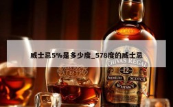 威士忌5%是多少度_578度的威士忌